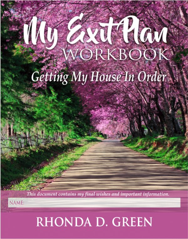 Rhonda D. Green's My Exit Plan Workbook Front Cover